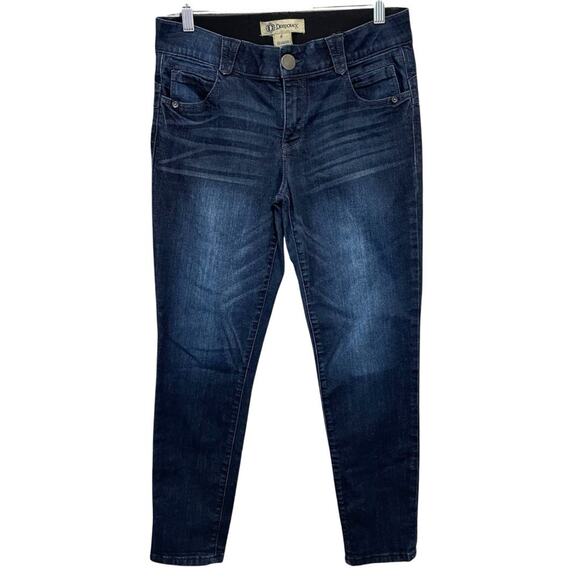 Democracy Ab Solution Skinny Ankle Jean Size 6 Medium Wash Stretch Denim Shaping - Picture 1 of 10